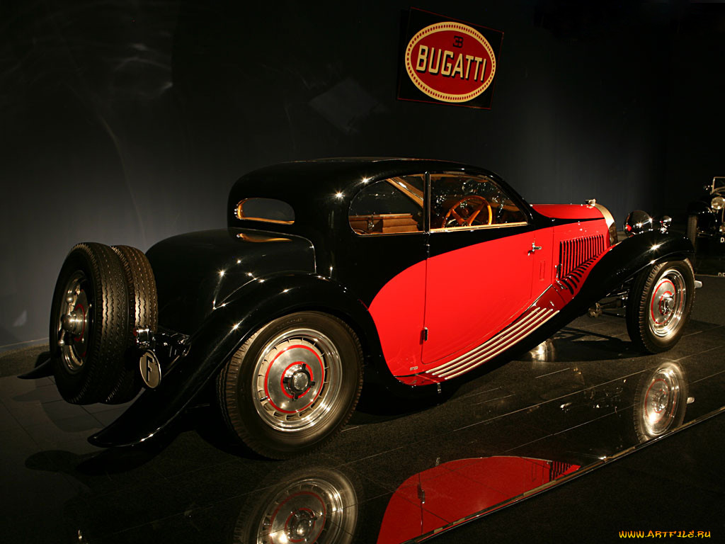 bugatti, type, 50t, coupe, profilee, 